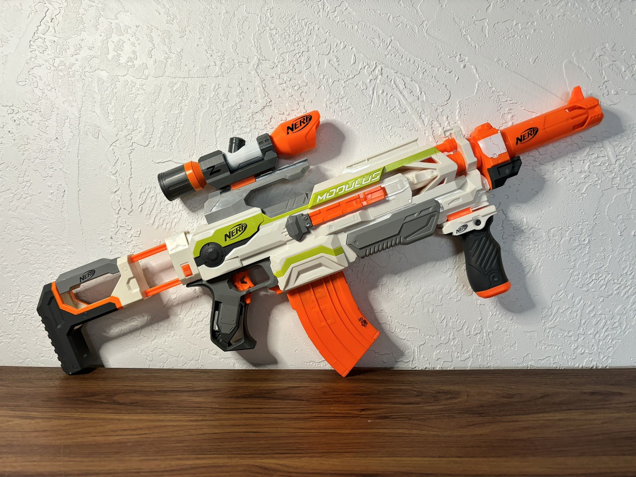 Nerf N-Strike Modulus ECS-10, w/ Mods