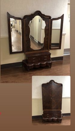 Vintage Standing Mirror 