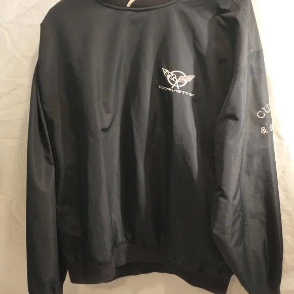 Cutter & Buck Corvette car Pullover Sweater Jacket Sweatshirt Sweat Shirt