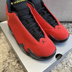 Air Jordan Retro 14 Ferrari 2025 Bred