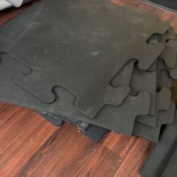 Gym Rubber puzzle Mats 3x3