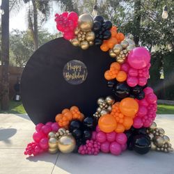 Balloons & Backdrop
