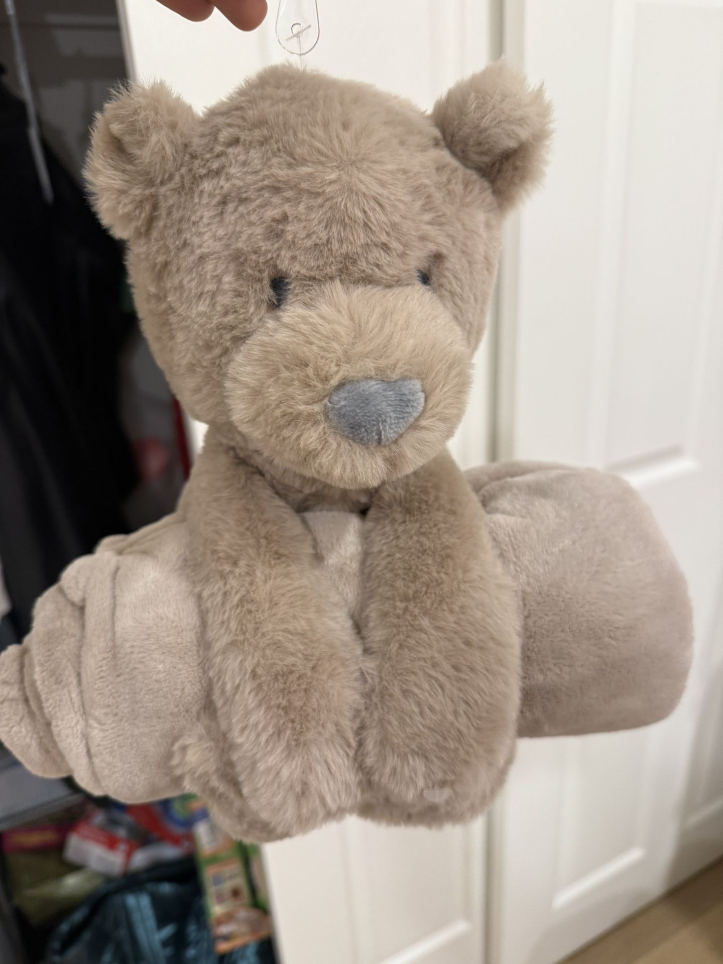 Brand New Plush Blanket with Soft Toy - Brown Bear - Cloud Island™