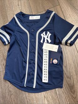 Team Athletics New York Yankees MLB Baseball Navy Jersey Youth S (4/5) NEW
