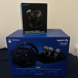 Logitech g923 with shifter 