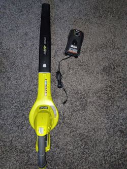 Ryobi Leaf Blower And Charger 