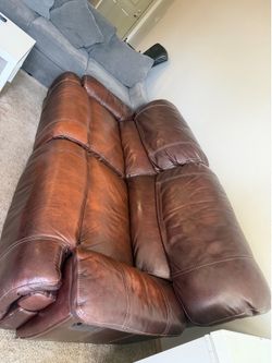Leather couch