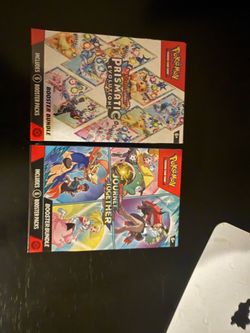Prismatic Evolutions and Journey Together Booster Bindles