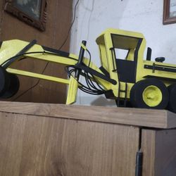 Tractor Made Out Of Wood 