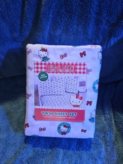 Hello Kitty X-max Twin Sheet Set