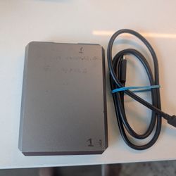 LaCie Mobile Drive 5TB External Hard Drive Portable HDD Space Gray USB-C  LRD0TU9