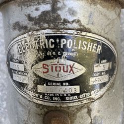 Sioux 1200 Heavy Duty Electric Polisher 5amp 115v