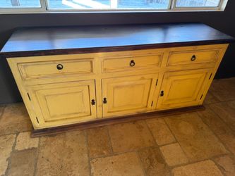 Rustic Wood Sideboard Buffet Cabinet