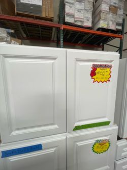 Hampton Assembled Deep Wall Kitchen Cabinets in White