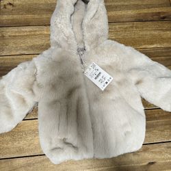 New Zara Girls Coat Size 3y