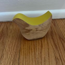 Solid Wood Bird Sculpture