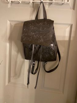 Beautiful leather backpack