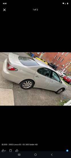 2003 LEXUS ES300 SALLING CAR WITH WHEELS