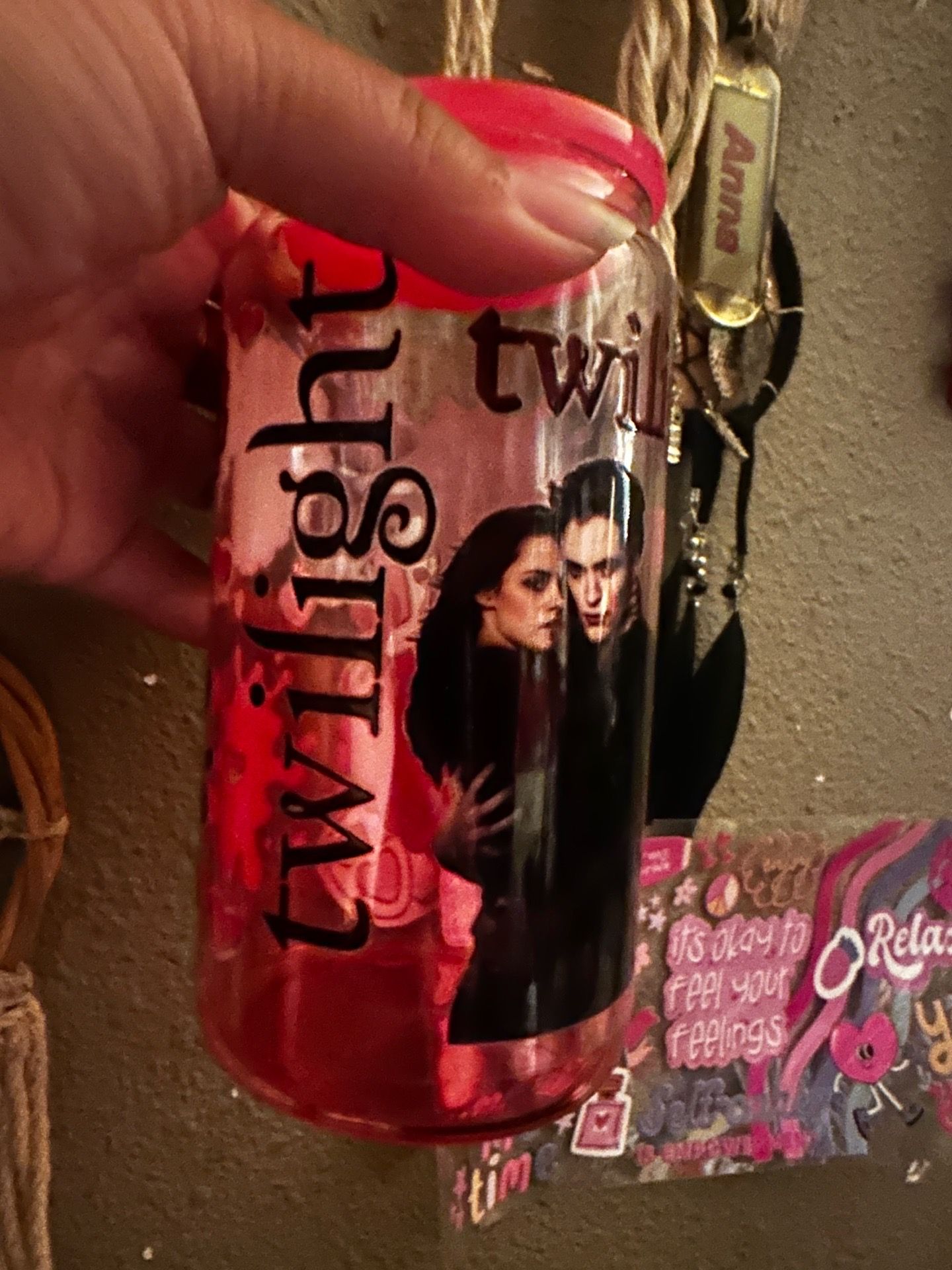 Twilight glass cup new $10