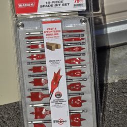 diablo 16 piece spade bit set
