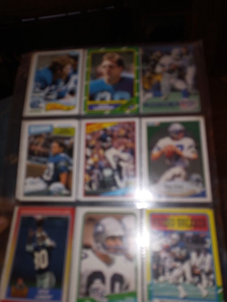 Seahawks Topps Fleer Pro Set Topps