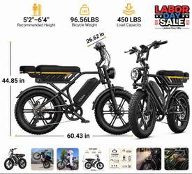 Fat Tire Electric Bike 1500W