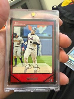 David Wright Auto Graph