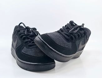Size 2Y Nike Air Force 1 LV8 GS Black Shimmer 849345-002
