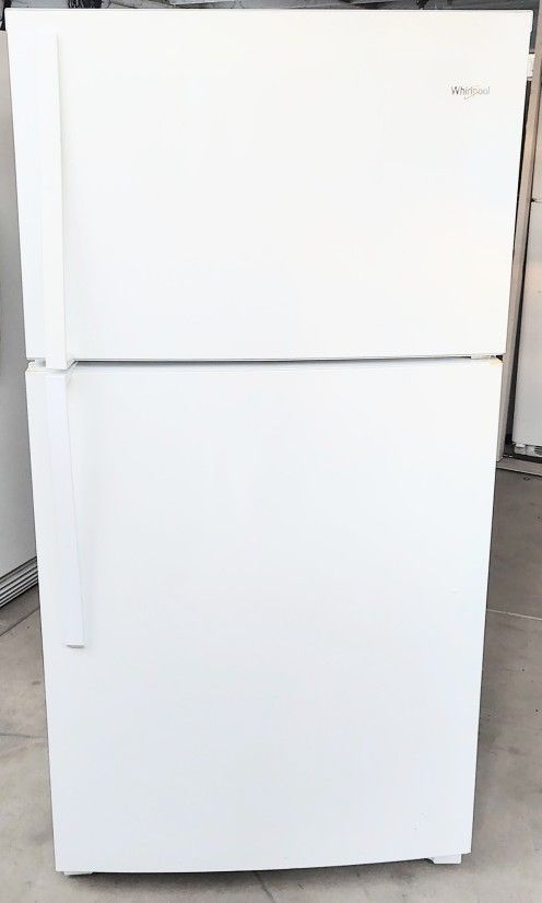 Whirlpool White Top Freezer Refrigerator