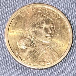 Rare Sacagawea 1$ Coin DDO DDR MACHINE OR STRIKE DOUBLING C 