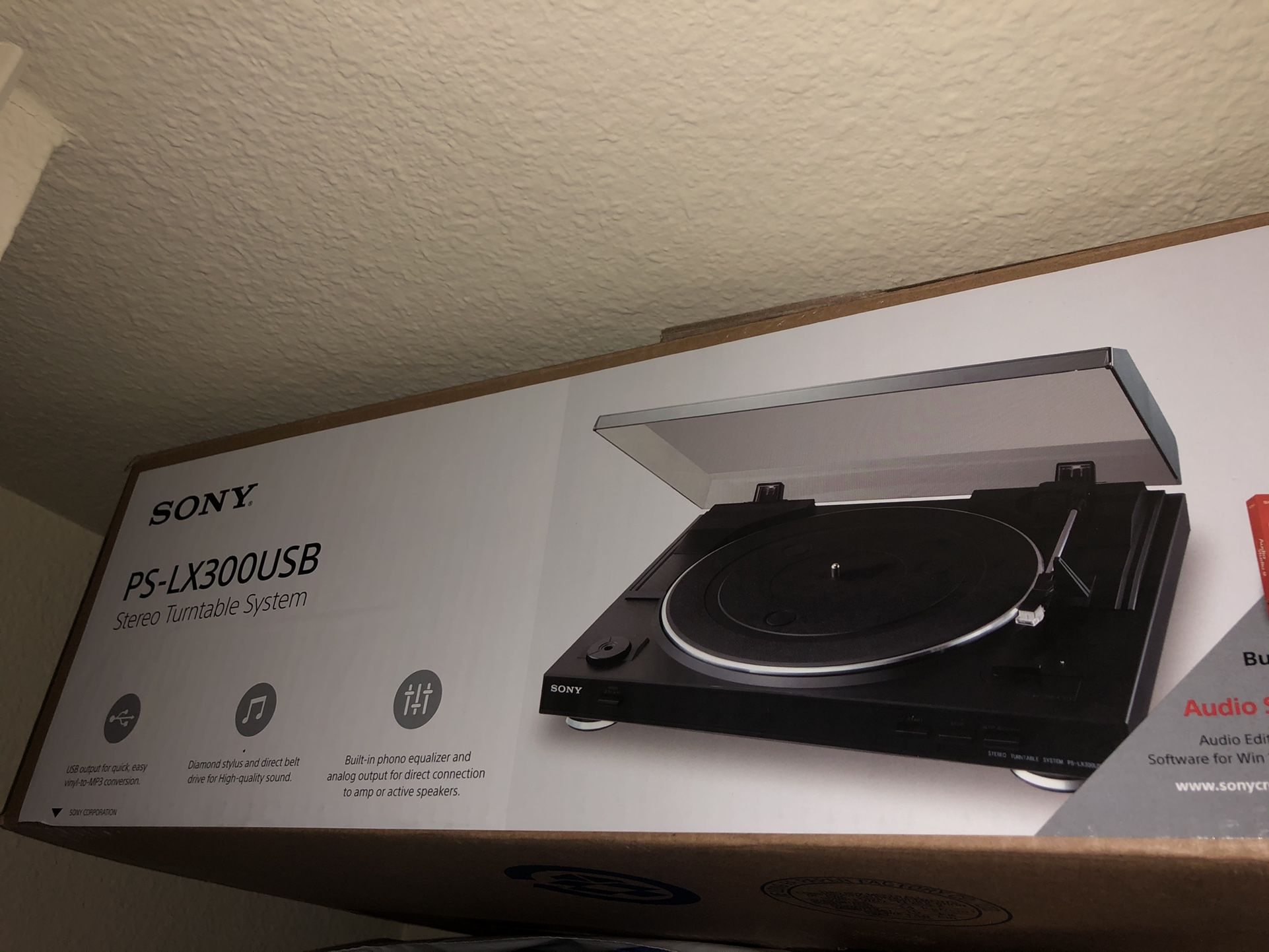 Sony PS-LX300USB Stereo Turntable System