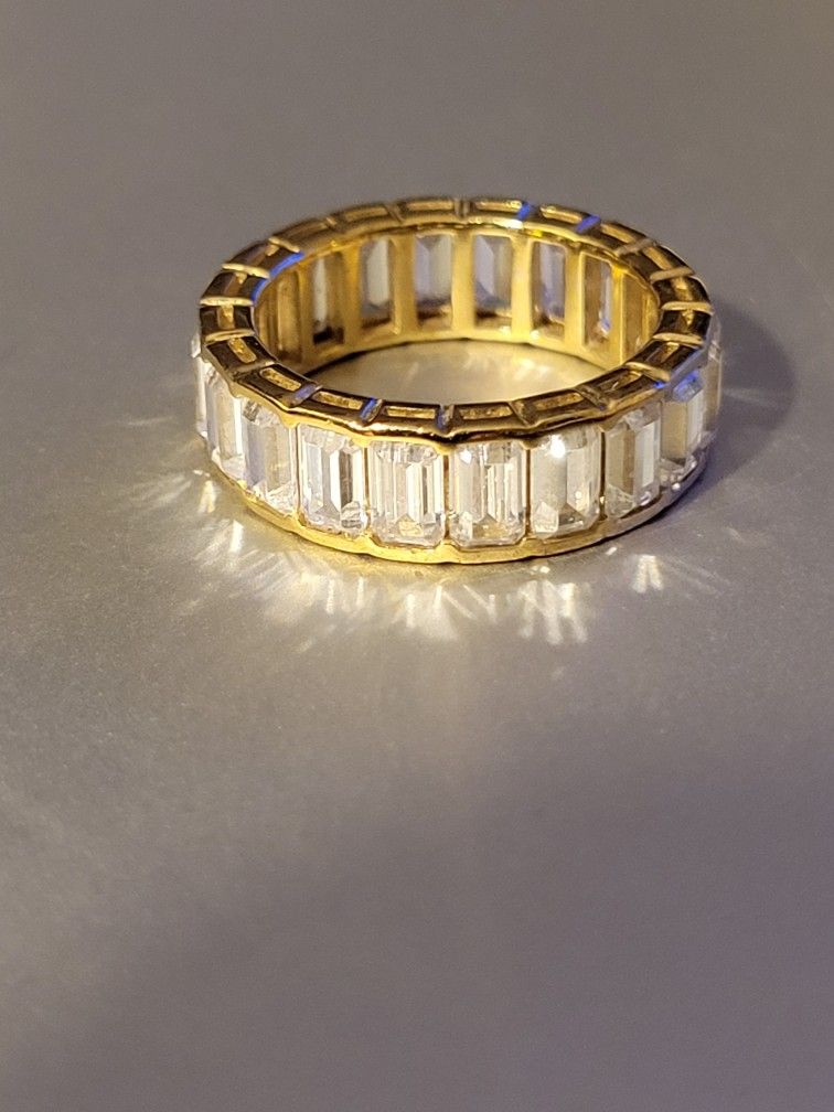 Sterling Silver 925 Cubic Zirconia Size 6