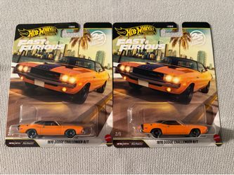 Hot wheels fast and furious dodge challenger