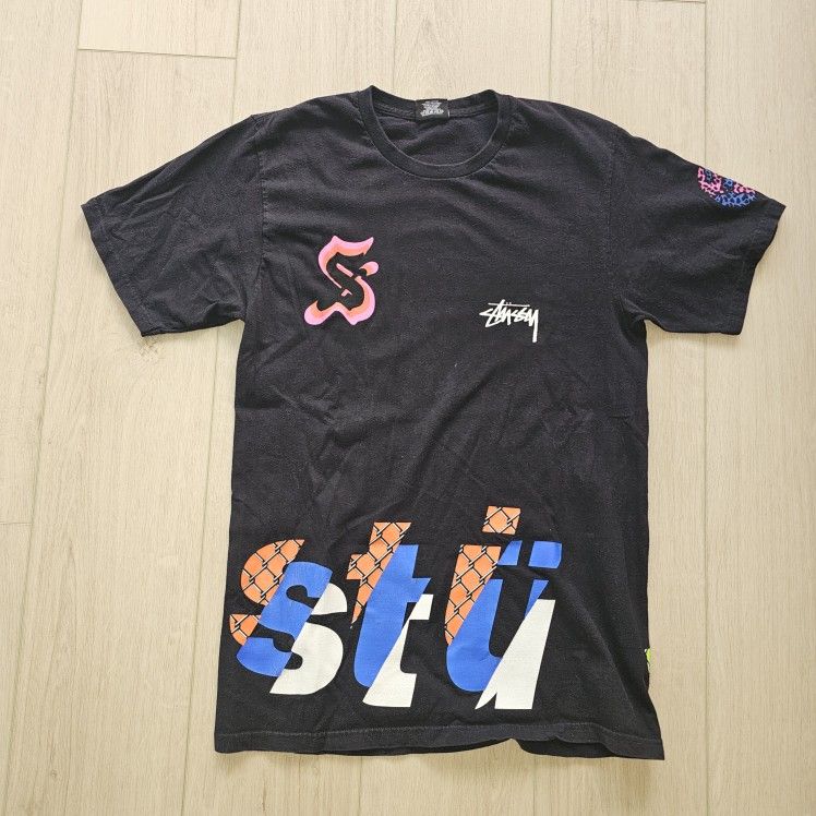 Stussy "STU" Shirt In Black