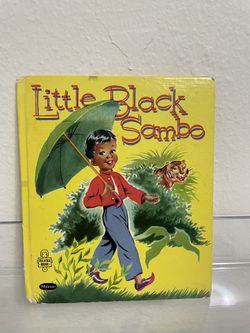 Little Black Sambo Tell-A-Tale 1953 Vintage Whitman Hardcover