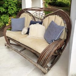 Bent Willow Loveseat Outdoor/Indoor Furniture 