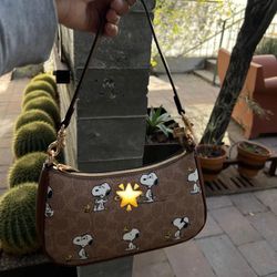 Brown Small Bag Snoppy