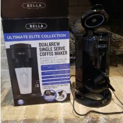 Bella Ultimate Elite Dual Brew Single Serve Coffee/ Tea Maker