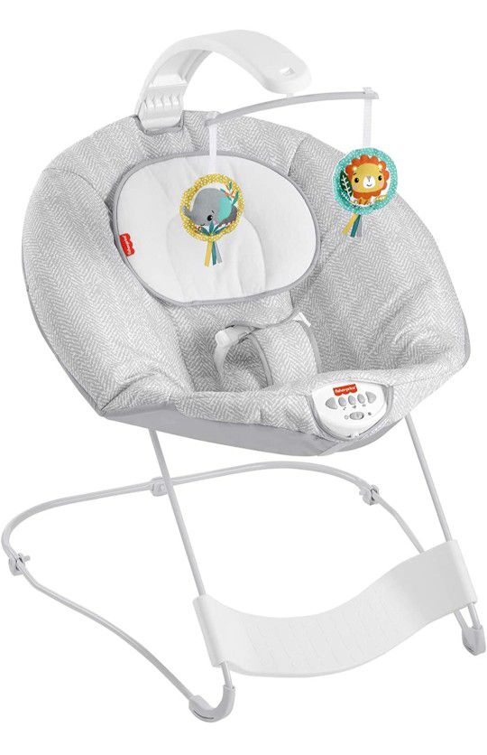 Brand New Fisher-Price See & Soothe Deluxe Bouncer Hearthstone