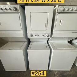 Kenmore Washer And Dryer 24”W Stacked Combo Electric (#254)