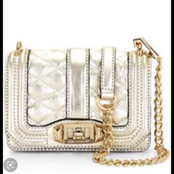 Rebecca Minkoff Mini Love Bag Gold