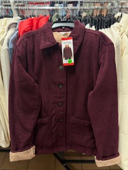 Women’s Boston Traders Sherpa Lined Corduroy Jacket