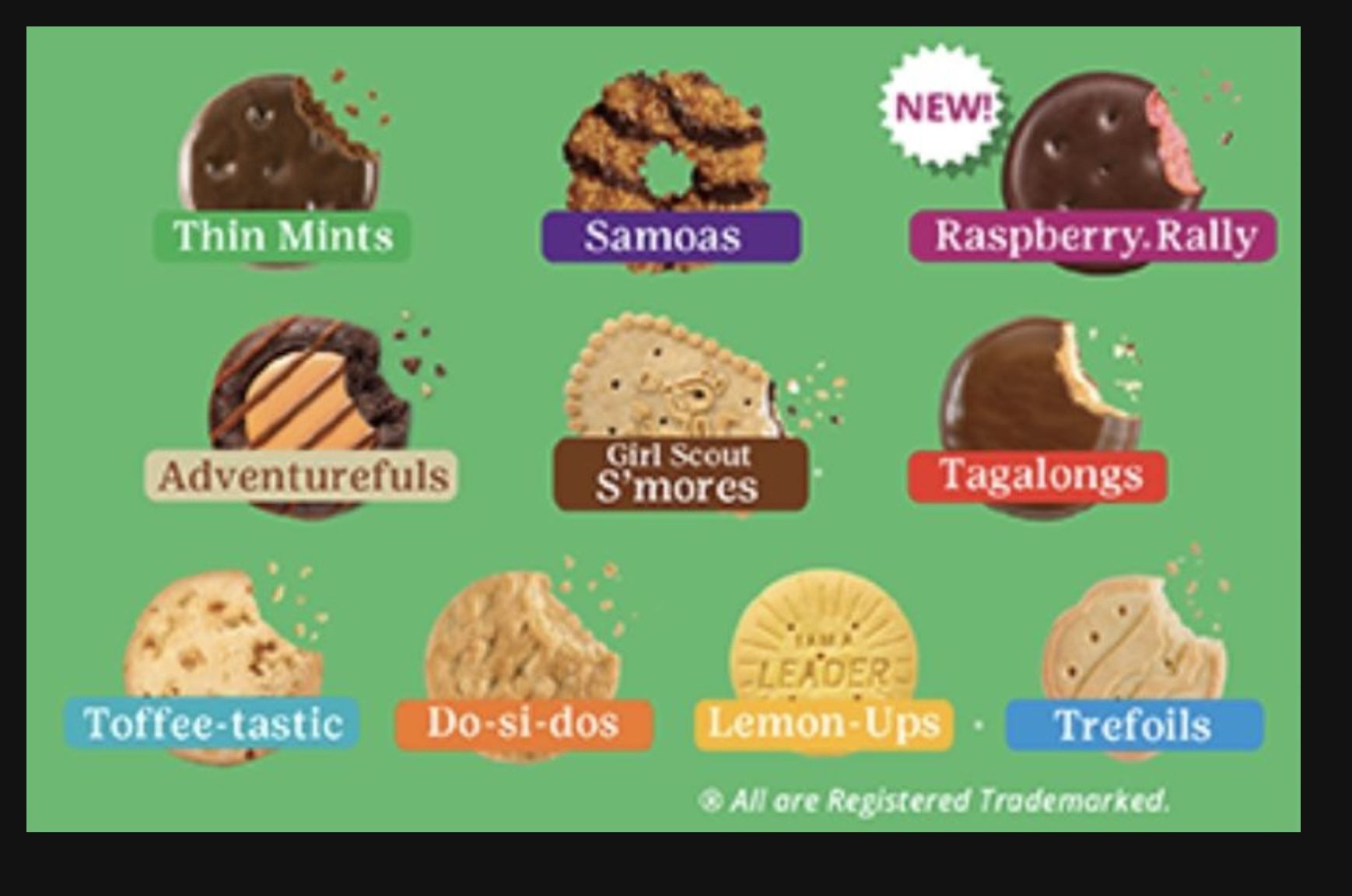 Girl Scout Cookies $5