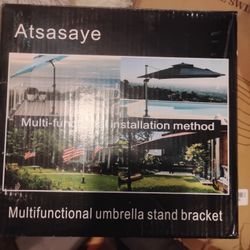 multifunctional umbrella stand bracket 