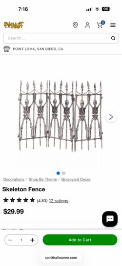 Skeleton fence