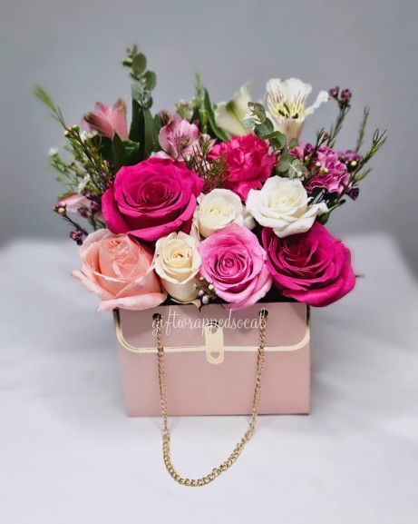 Mother's Day Purse, Clutch, and Tote Floral Arrangements