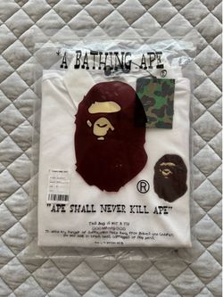 BAPE white polo