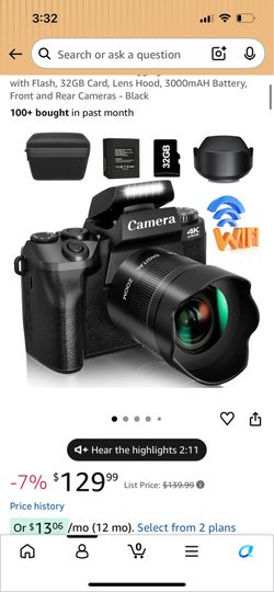 Camera and attatchments