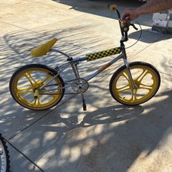 Yellow BMX Bike
