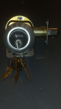 Citiloc Single Cylinder Deadbolt w/ 4 Keys – Satin Nickel – Complete